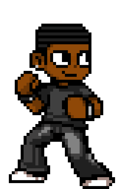 Leonardo — retrato em pixel art